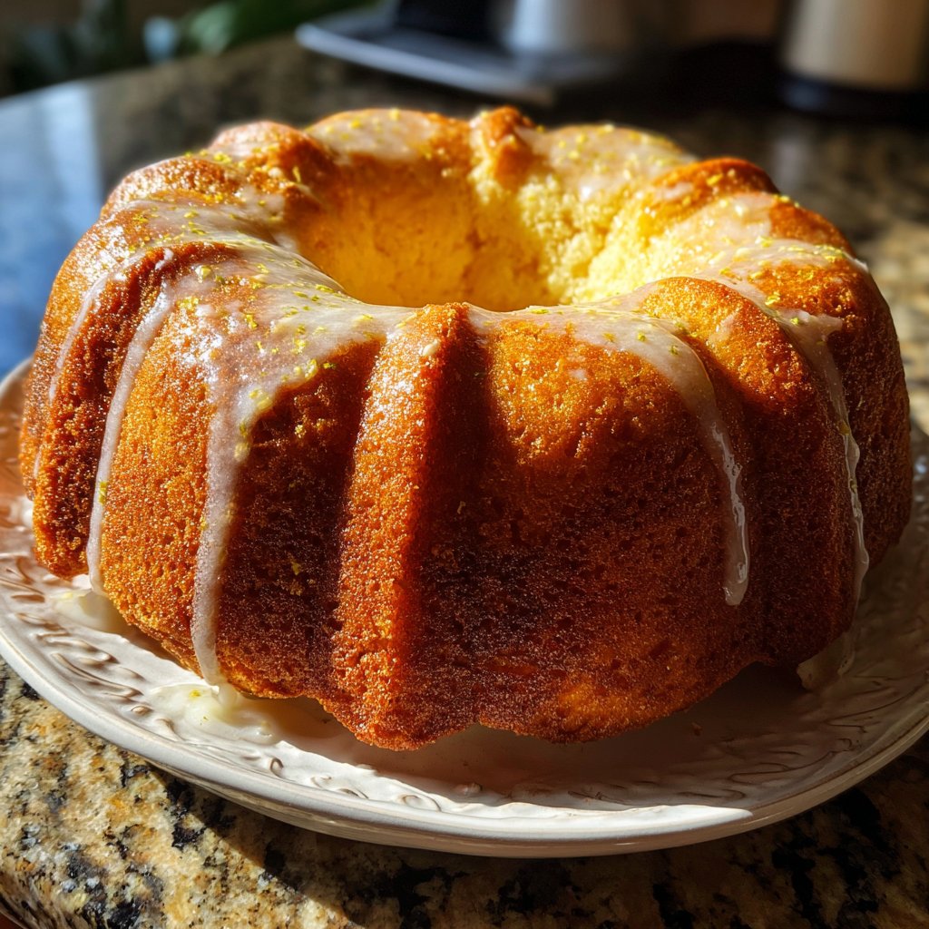 Zitronenkuchen mit Olivenöl