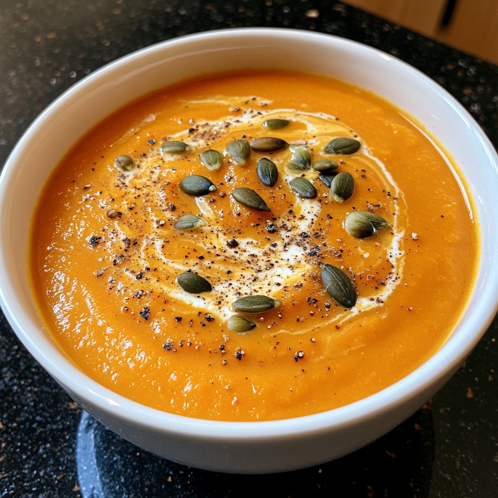 Kürbissuppe cremig würzig