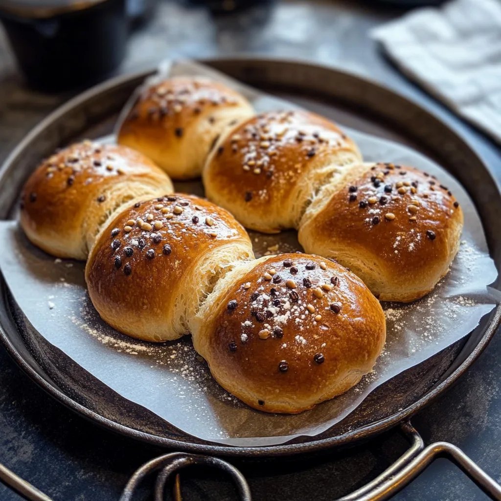 Quark-Öl-Teig Schokobrötchen