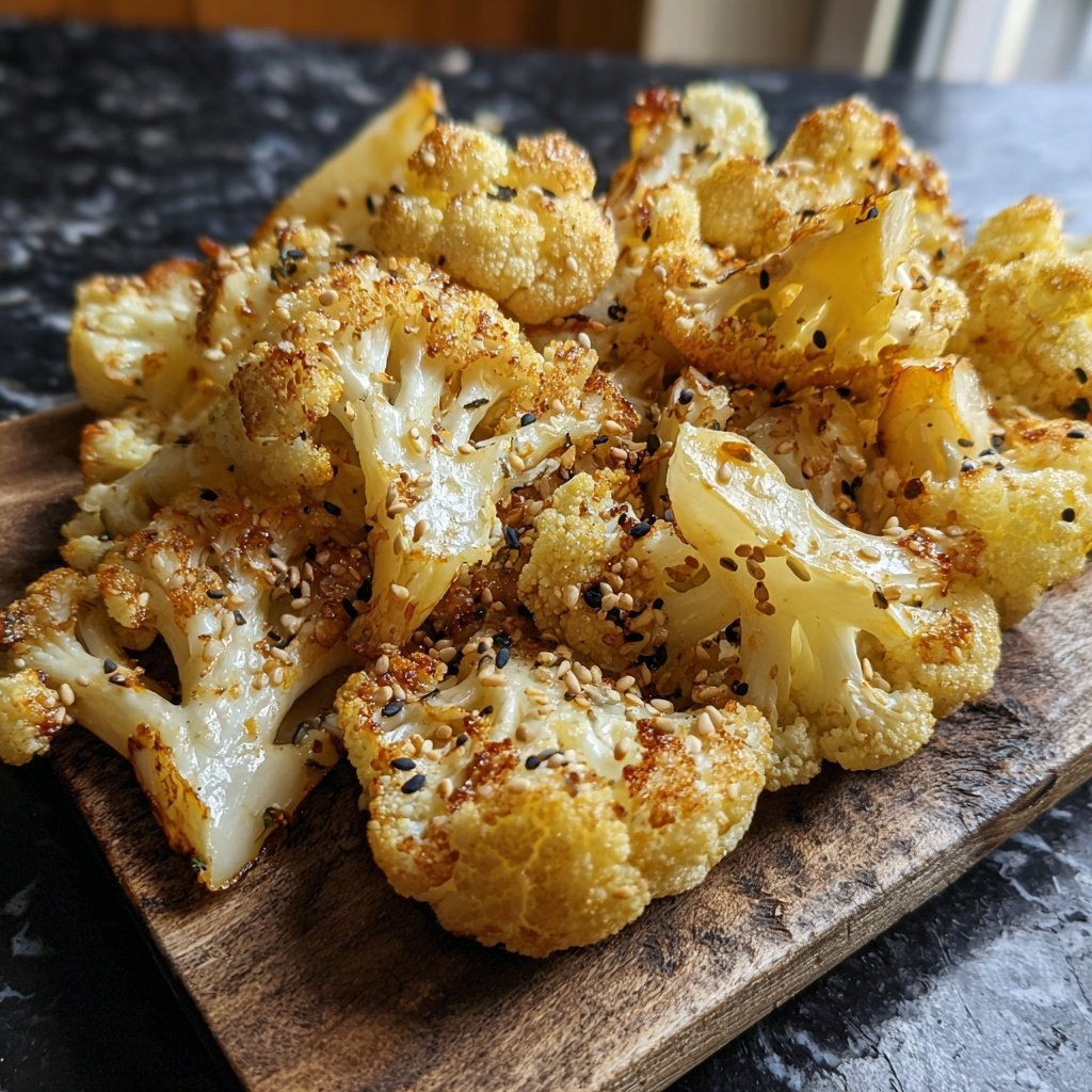 Blumenkohl mit Sesamöl
