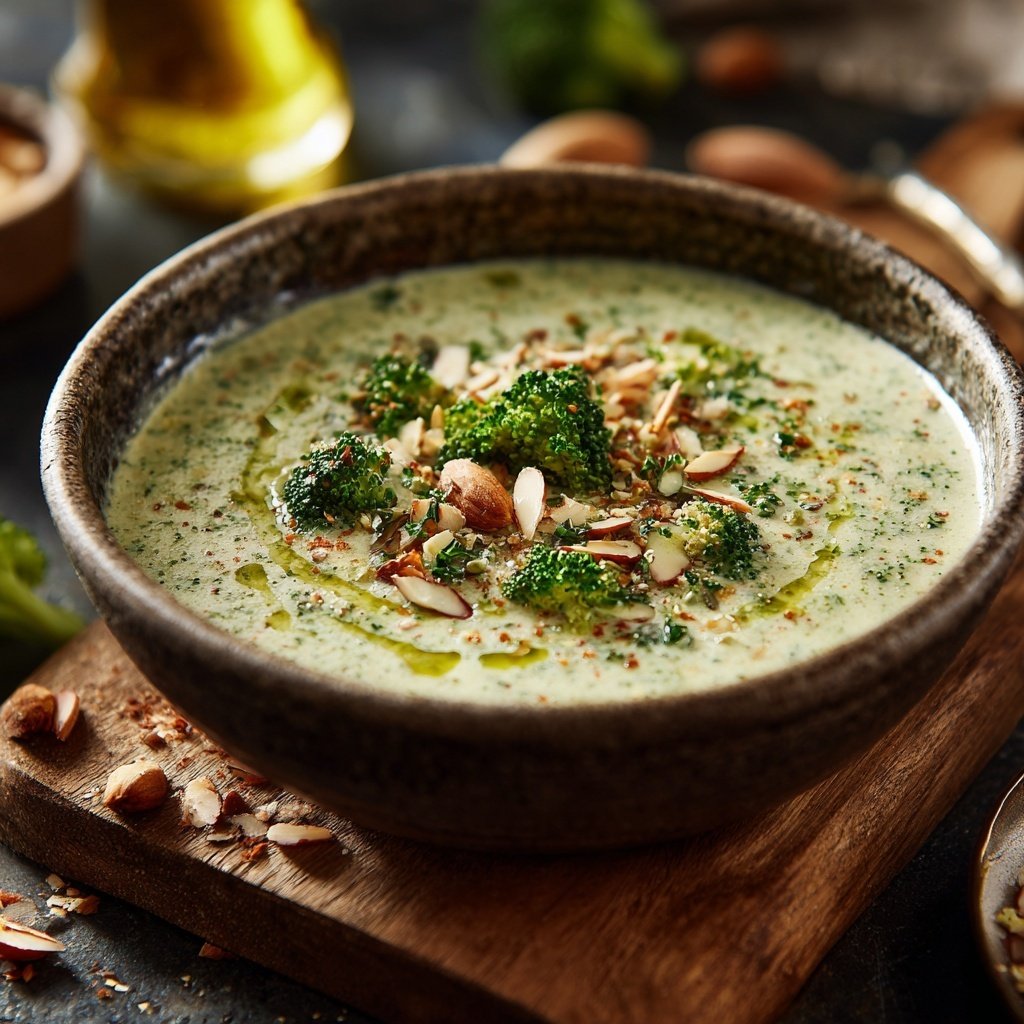 Brokkoli Mandel Suppe