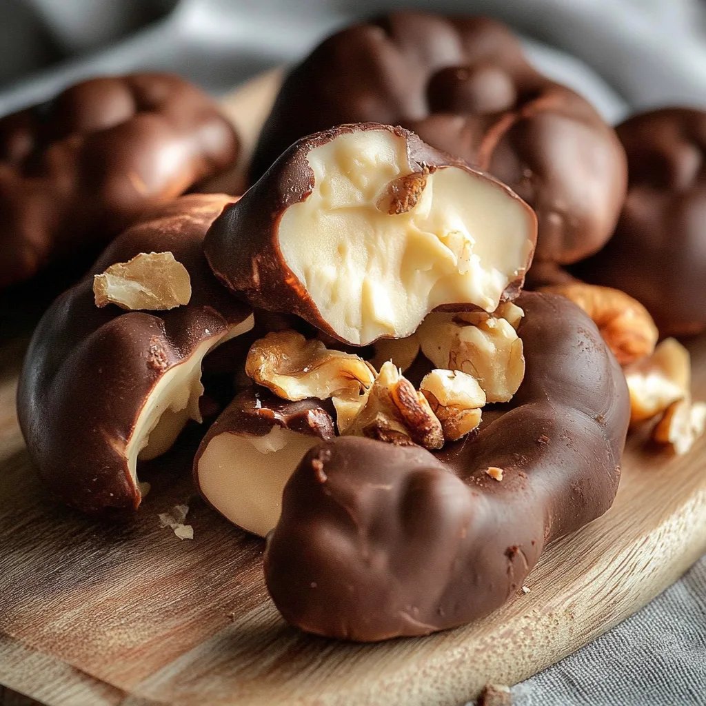 Erdnussberge selber machen – Rezept mit 2 Zutaten