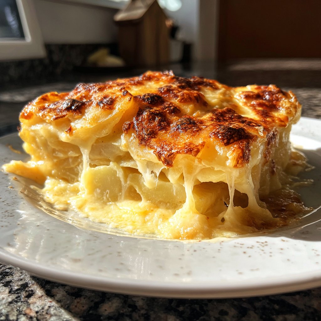 Kartoffelgratin mit Sahne