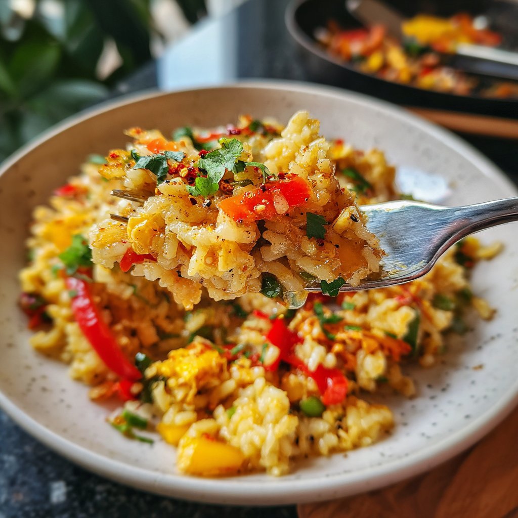 Gebratener Reis mit Gemüse