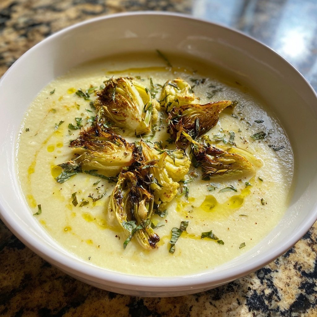 Blumenkohl Suppe Mit Lauch