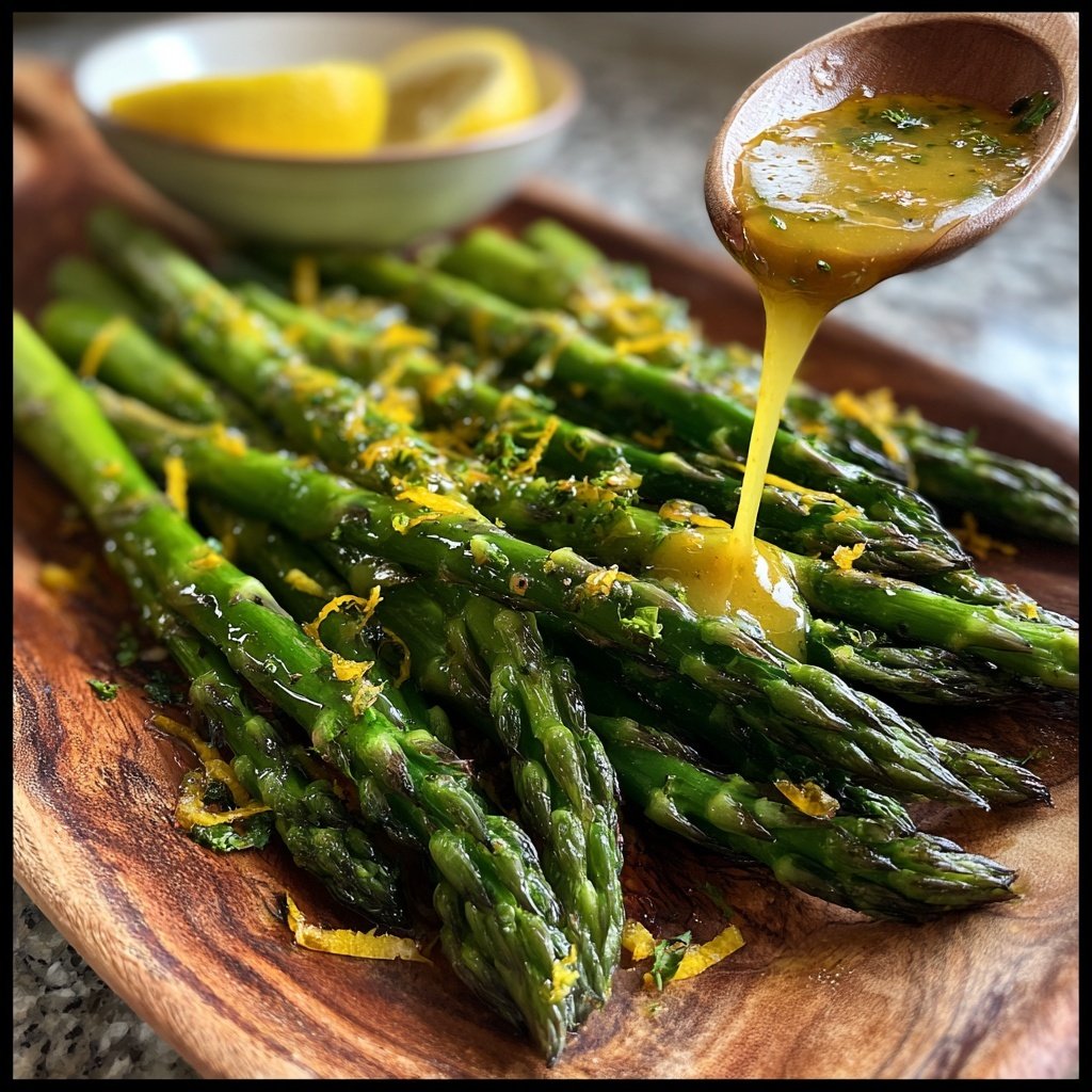 Grüner Spargel Mit Zitronensauce